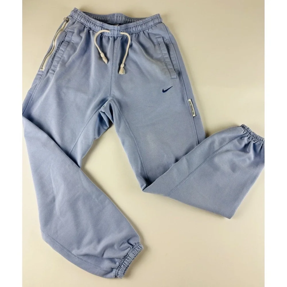 Nike Dri FIT Standard Issue Basketball Pants Size Small Blue Joggers